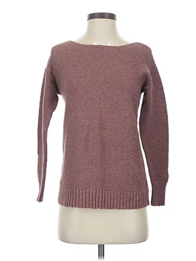 Pre-owned American Eagle Outfitters Pullover Sweater In Burgundy