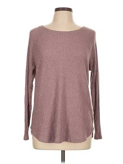 Pre-owned American Eagle Outfitters Pullover Sweater In Burgundy
