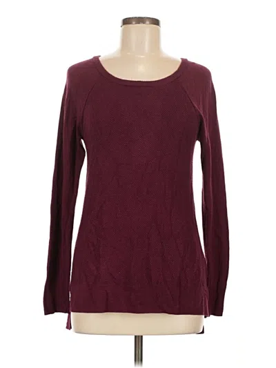 Pre-owned American Eagle Outfitters Pullover Sweater In Burgundy