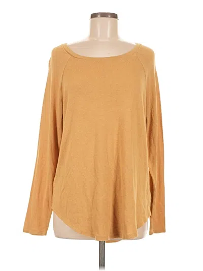 Pre-owned American Eagle Outfitters Pullover Sweater In Gold