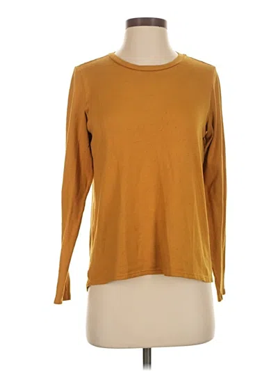 Pre-owned American Eagle Outfitters Pullover Sweater In Gold