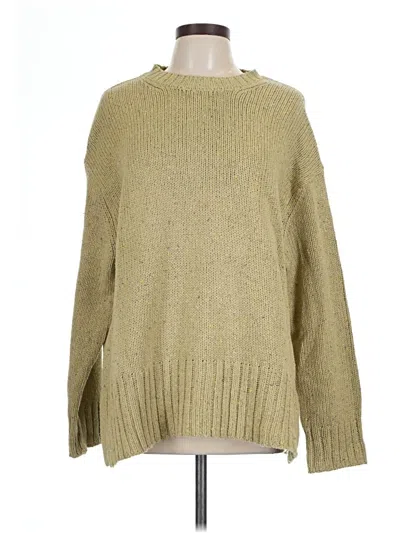 Pre-owned American Eagle Outfitters Pullover Sweater In Gold