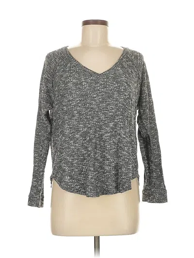 Pre-owned American Eagle Outfitters Pullover Sweater In Gray