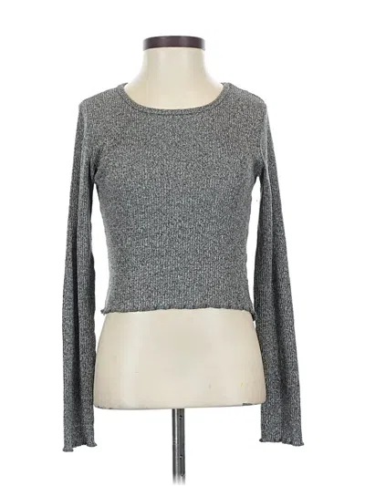 Pre-owned American Eagle Outfitters Pullover Sweater In Gray