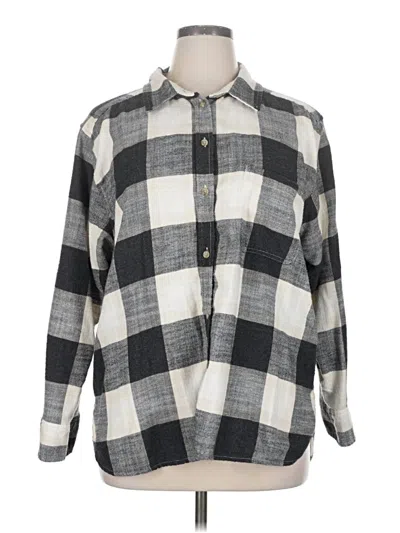 Pre-owned American Eagle Outfitters Pullover Sweater In Gray