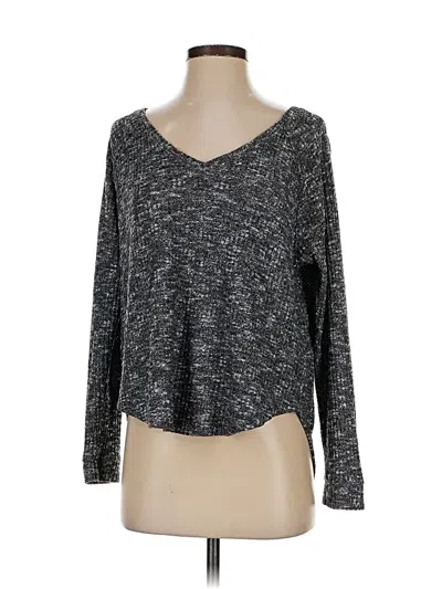 Pre-owned American Eagle Outfitters Pullover Sweater In Gray