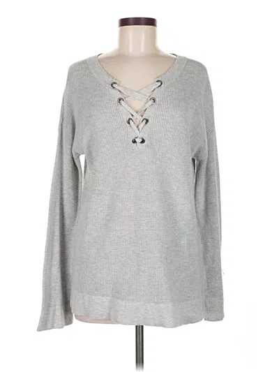 Pre-owned American Eagle Outfitters Pullover Sweater In Gray