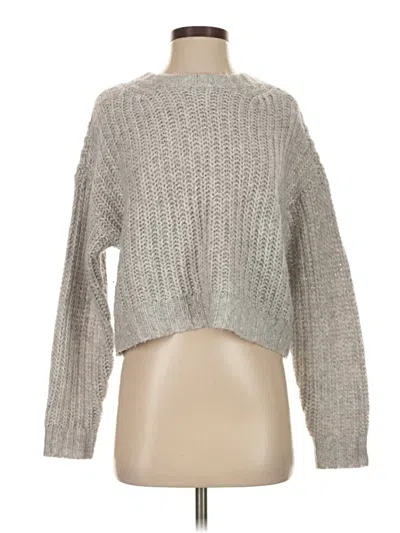 Pre-owned American Eagle Outfitters Pullover Sweater In Gray