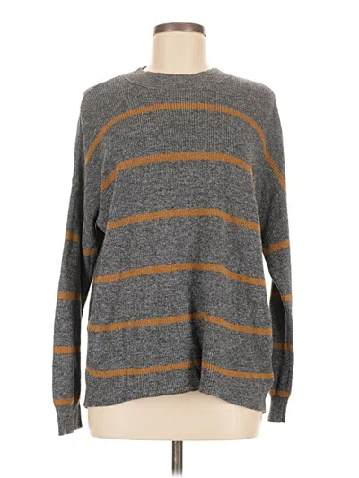 Pre-owned American Eagle Outfitters Pullover Sweater In Gray