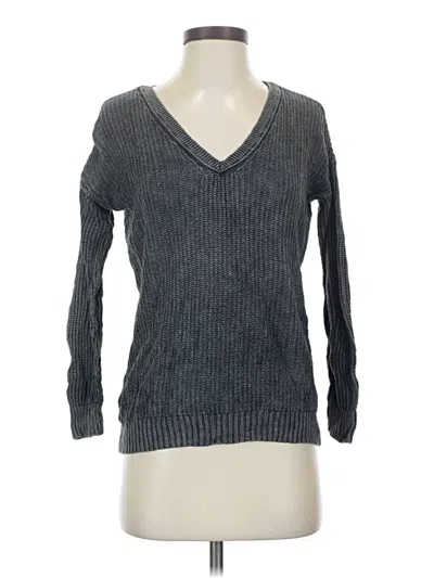 Pre-owned American Eagle Outfitters Pullover Sweater In Gray
