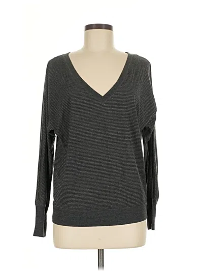 Pre-owned American Eagle Outfitters Pullover Sweater In Gray