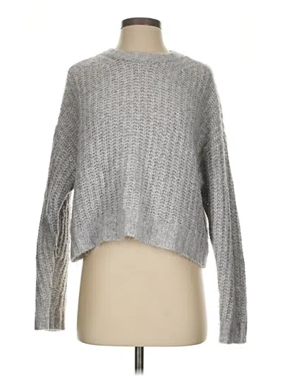 Pre-owned American Eagle Outfitters Pullover Sweater In Gray
