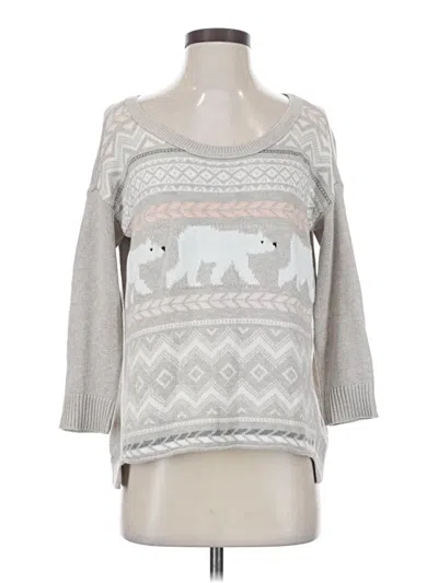 Pre-owned American Eagle Outfitters Pullover Sweater In Gray