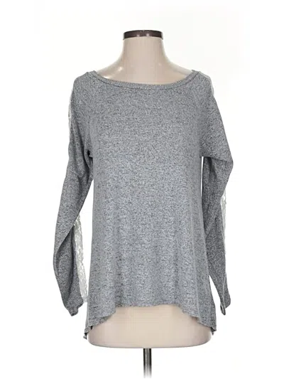 Pre-owned American Eagle Outfitters Pullover Sweater In Gray