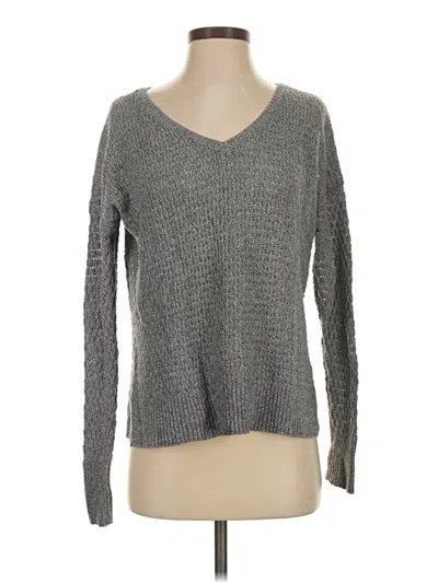 Pre-owned American Eagle Outfitters Pullover Sweater In Gray