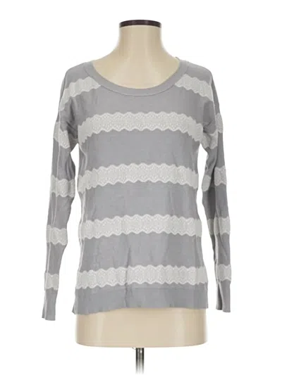 Pre-owned American Eagle Outfitters Pullover Sweater In Gray