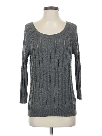 Pre-owned American Eagle Outfitters Pullover Sweater In Gray