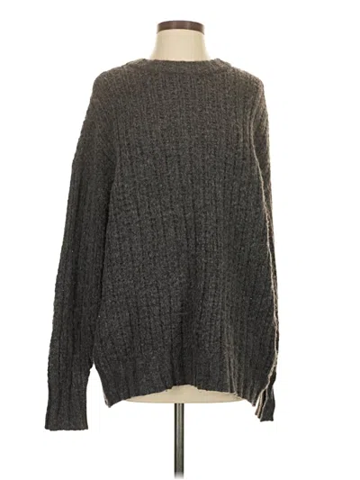 Pre-owned American Eagle Outfitters Pullover Sweater In Gray
