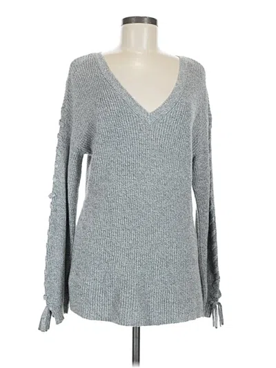 Pre-owned American Eagle Outfitters Pullover Sweater In Gray