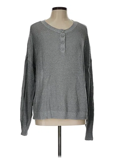 Pre-owned American Eagle Outfitters Pullover Sweater In Gray