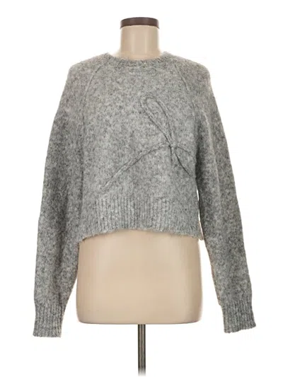 Pre-owned American Eagle Outfitters Pullover Sweater In Gray