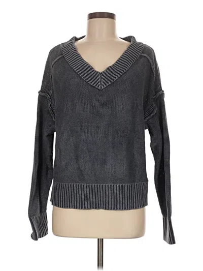 Pre-owned American Eagle Outfitters Pullover Sweater In Gray