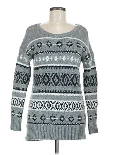 Pre-owned American Eagle Outfitters Pullover Sweater In Gray