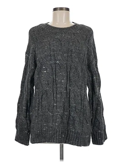 Pre-owned American Eagle Outfitters Pullover Sweater In Gray