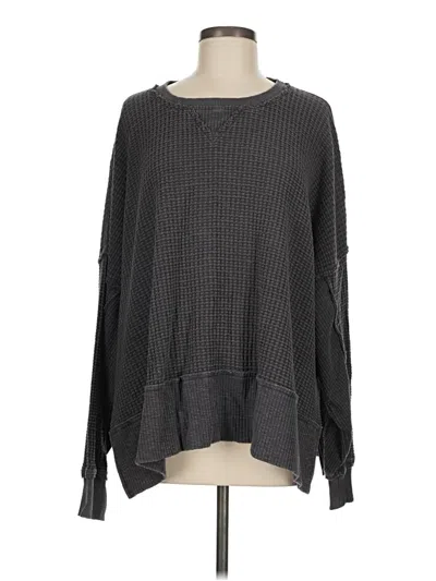 Pre-owned American Eagle Outfitters Pullover Sweater In Gray