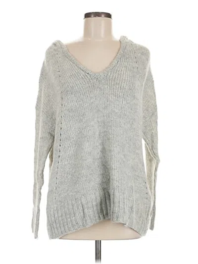 Pre-owned American Eagle Outfitters Pullover Sweater In Gray