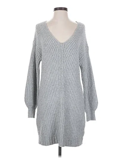 Pre-owned American Eagle Outfitters Pullover Sweater In Gray