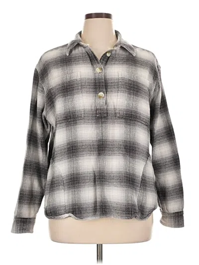 Pre-owned American Eagle Outfitters Pullover Sweater In Gray