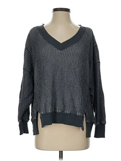 Pre-owned American Eagle Outfitters Pullover Sweater In Gray
