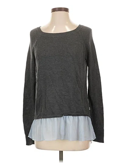 Pre-owned American Eagle Outfitters Pullover Sweater In Gray