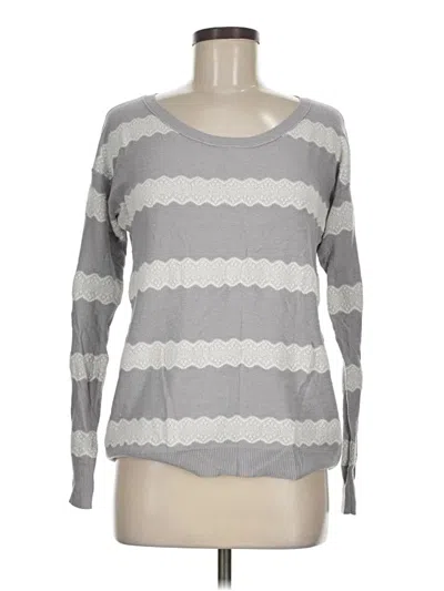 Pre-owned American Eagle Outfitters Pullover Sweater In Gray