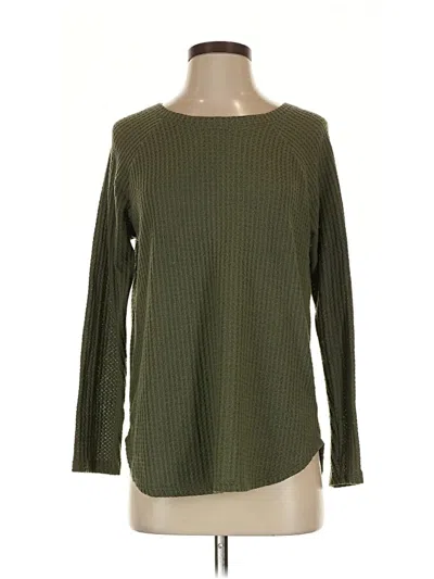 Pre-owned American Eagle Outfitters Pullover Sweater In Green