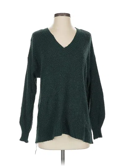 Pre-owned American Eagle Outfitters Pullover Sweater In Green