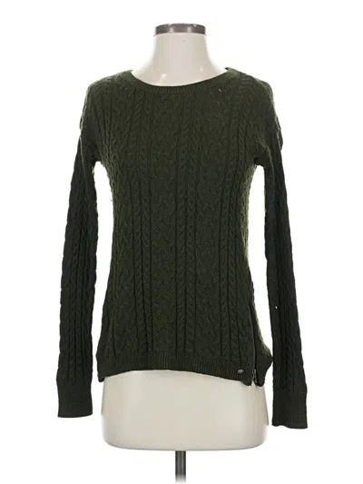 Pre-owned American Eagle Outfitters Pullover Sweater In Green