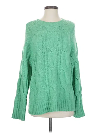 Pre-owned American Eagle Outfitters Pullover Sweater In Green