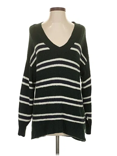 Pre-owned American Eagle Outfitters Pullover Sweater In Green