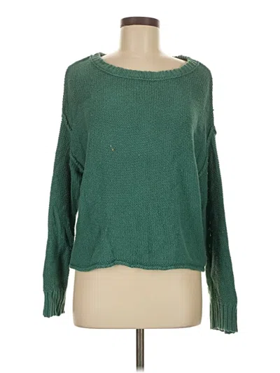 Pre-owned American Eagle Outfitters Pullover Sweater In Green