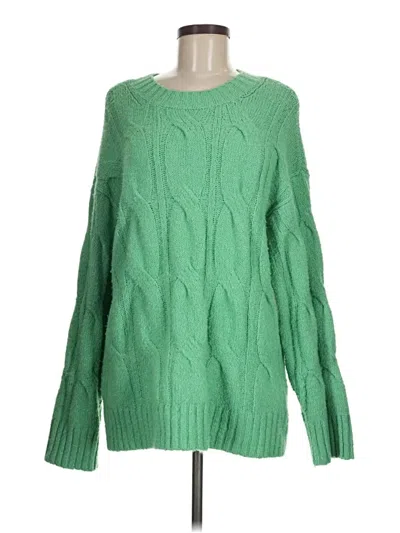 Pre-owned American Eagle Outfitters Pullover Sweater In Green