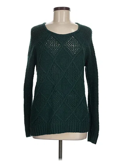 Pre-owned American Eagle Outfitters Pullover Sweater In Green