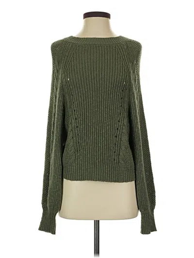 Pre-owned American Eagle Outfitters Pullover Sweater In Green