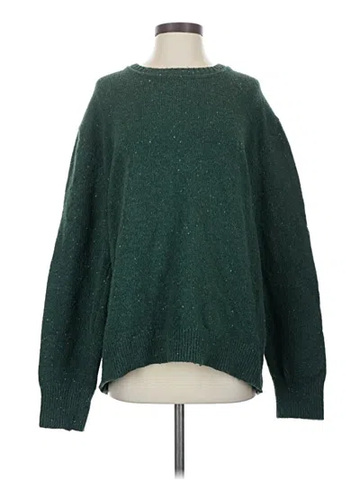 Pre-owned American Eagle Outfitters Pullover Sweater In Green