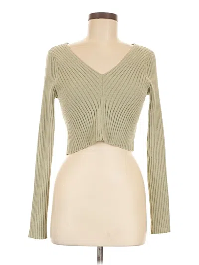 Pre-owned American Eagle Outfitters Pullover Sweater In Green