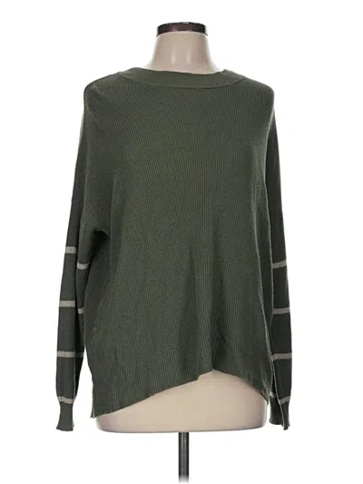 Pre-owned American Eagle Outfitters Pullover Sweater In Green