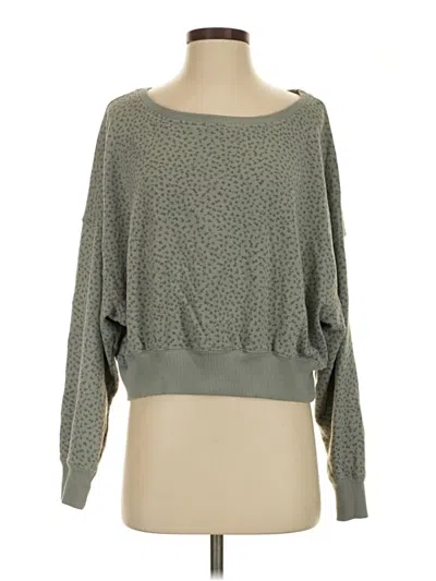 Pre-owned American Eagle Outfitters Pullover Sweater In Green