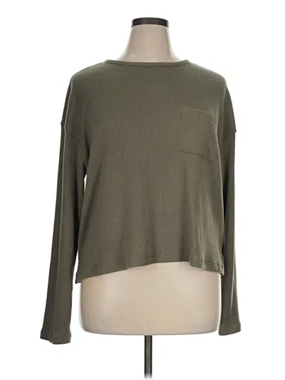 Pre-owned American Eagle Outfitters Pullover Sweater In Green