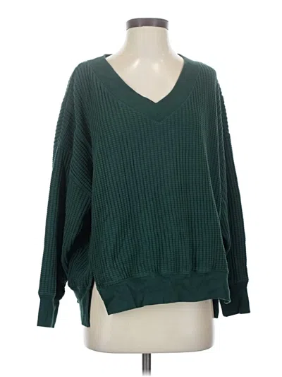 Pre-owned American Eagle Outfitters Pullover Sweater In Green